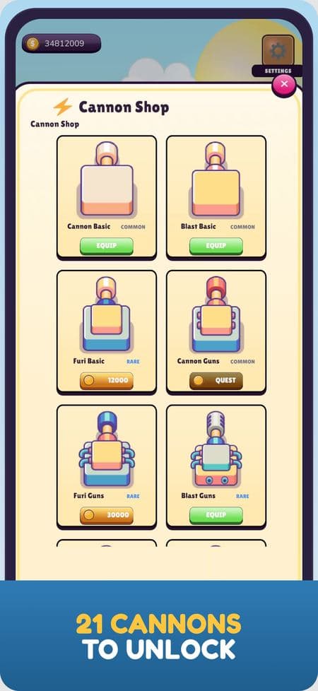The cannon collection